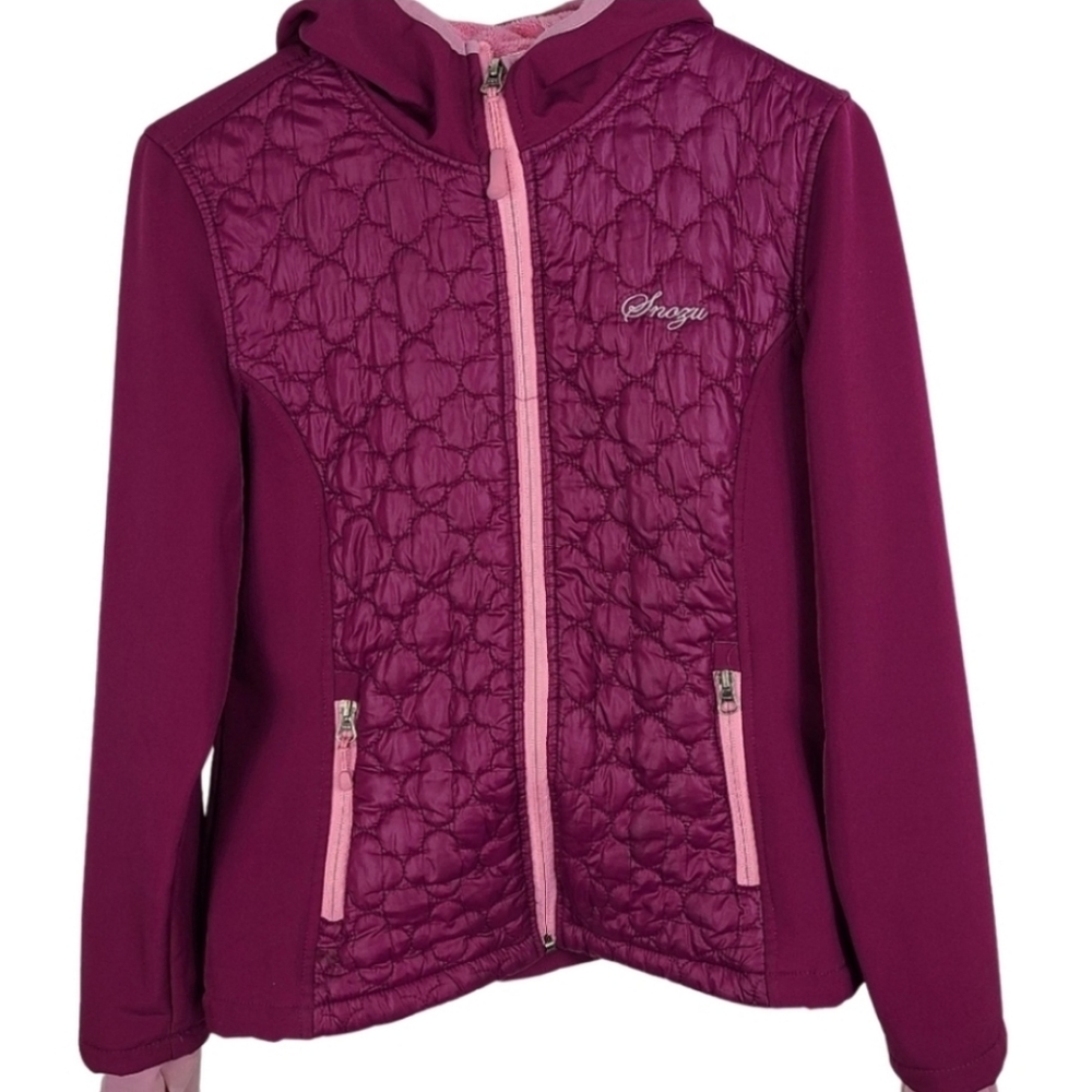 GIRLS SNOZU MEDIUM WEIGHT JACKET SIZE L (14/16)
